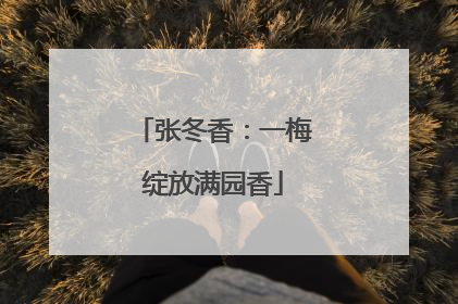 张冬香：一梅绽放满园香